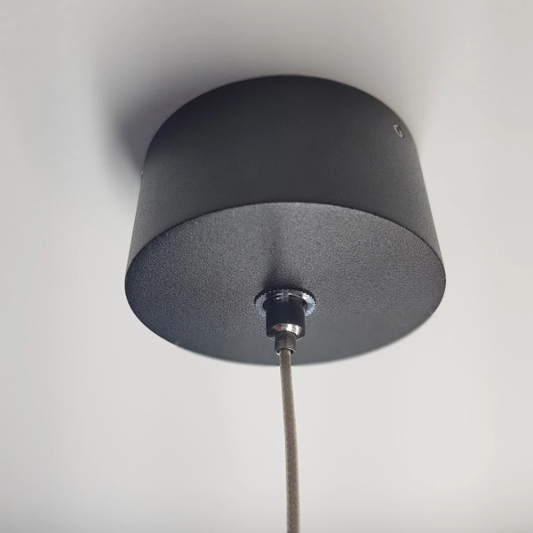 Metalowa lampa wisząca Scop 5012S1203 Elkim LED 1W 4000K podłużna czarna