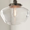 Zwisowa lampa nad wyspę kuchenną L&-196172 Light& szklana nikiel