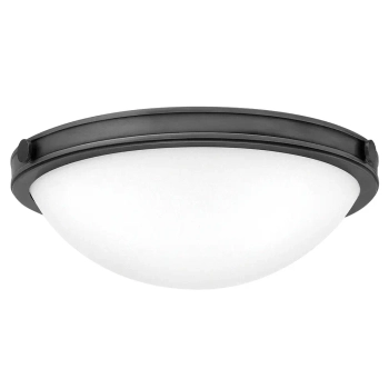 Szklany plafon do jadalni Collier HK-COLLIER-F-S-BX okrągły biały czarny