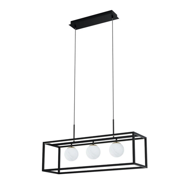 Wisząca lampa Piro MD3115-3-3BT LED 33W 3000-6000K frame czarny biały