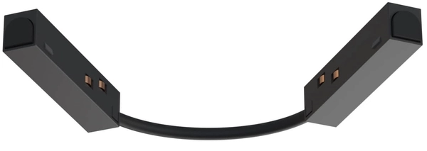 Łącznik łamany do szyn magnetycznych Lvm 10166 wpinany czarny