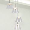 LAMPA wisząca AVIANA 5032 Rabalux skandynawska OPRAWA szklana LED 24W 4000K zwis loftowy biały przezroczysty