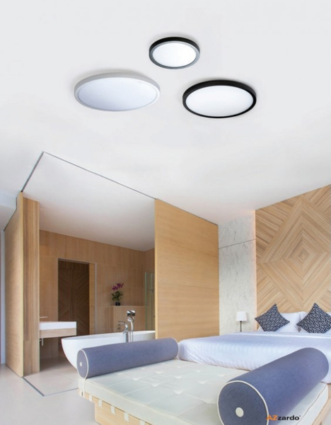 Okrągła lampa sufitowa Malta AZ4253 LED 48W 3000K salonowa biała