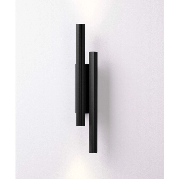 Kinkiet ścienny góra-dół tuby VELASCO LE44923 LED 15W 3000K czarna