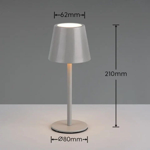 Dotykowa lampka nocna DIAZ R55961177 LED 1,6W 2700-6500K IP44 szary