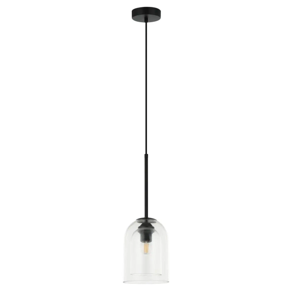 Loftowa wisząca lampa Elaris LP-8103/1P TR szklana przezroczysta