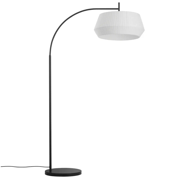 Lampa podłogowa do salonu DICTE 2112414001 biały czarny