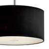Lampa wisząca Zaragoza ZAR1022 Dar Lighting do przedpokoju srebrna biała czarna