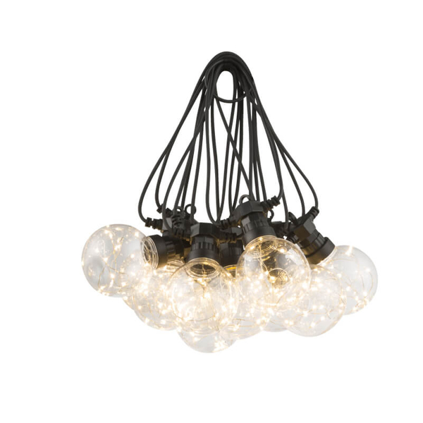 Łańcuch ze światełkami 7,5m 10 LED 4,2W 2700K IP44 ciepła
