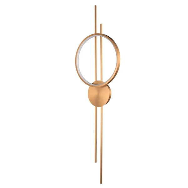 Kinkiet ścienny ECLIPTICA ST-DL8532 LED 14W 3000K pierścień złoty