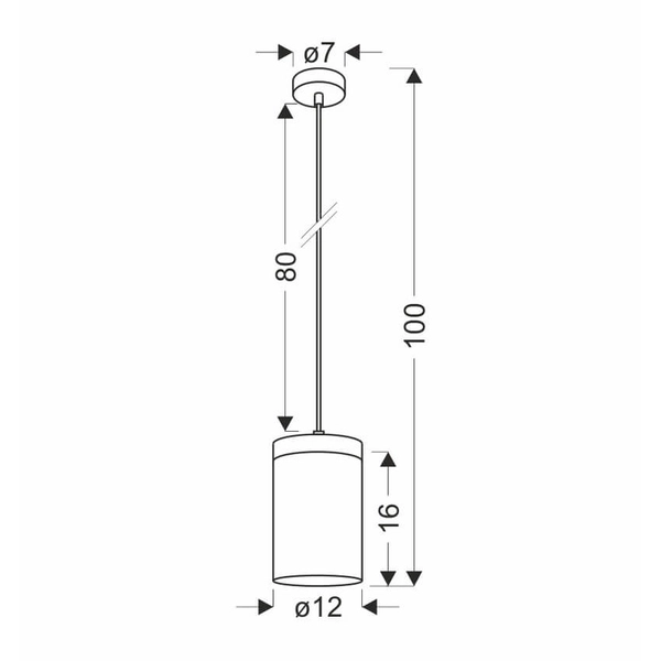 Szklana lampa wisząca Wels 31-21984 przydymiony drewniany czarny