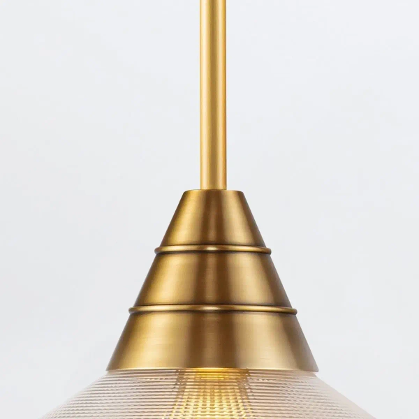 Wisząca lampa vintage Willard QN-WILLARD-P-VBS-PG mosiądz