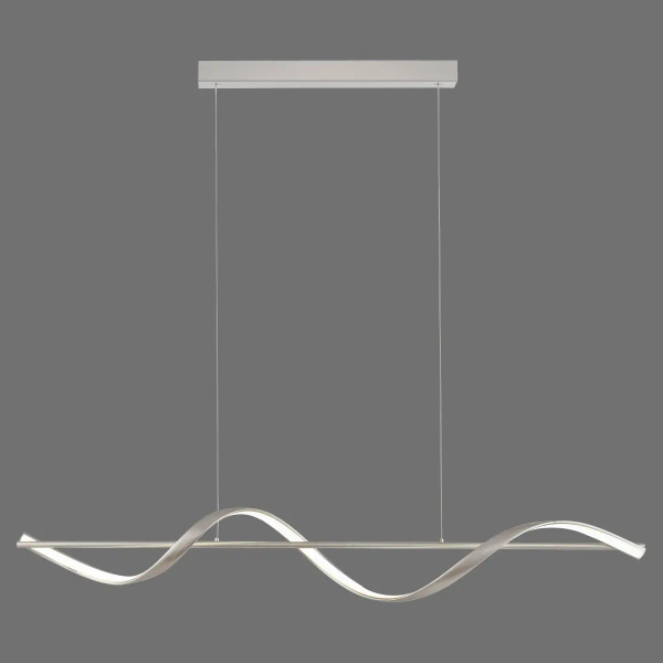 Wisząca lampa Q-SWING srebrny 2385-55 1xLED 24W 2700-5000K do jadalni