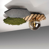 Plafon do kuchni Green 15199-70 Just Light bańka zielony drewniany szary OUTLET