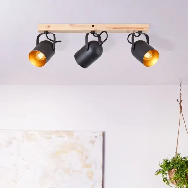 Loftowa lampa sufitowa Tronte 99797/86 regulowana złoty czarny