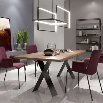 LAMPA wisząca GEOMETRIC NEW P0271D Maxlight metalowa OPRAWA zwis LED 80W 3000K prostokątne ramki czarne