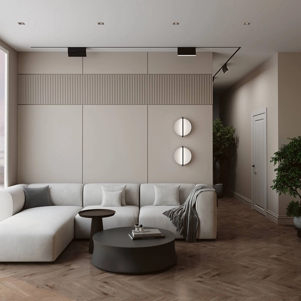 Kinkiet ścienny do holu Mira MOD279WL-L14B3K LED 14W 3000K czarny biały