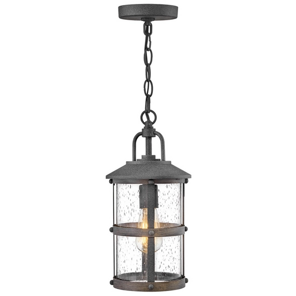 Wisząca latarenka QN-LAKEHOUSE8-S-DZ na łańcuchu czarna