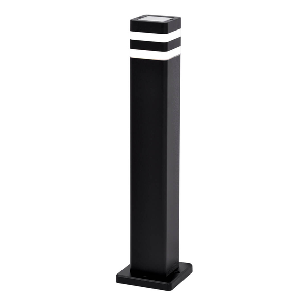 Podłużna lampa ogrodowa Tamiza K-8208 Kaja IP44 słupek metalowa czarna