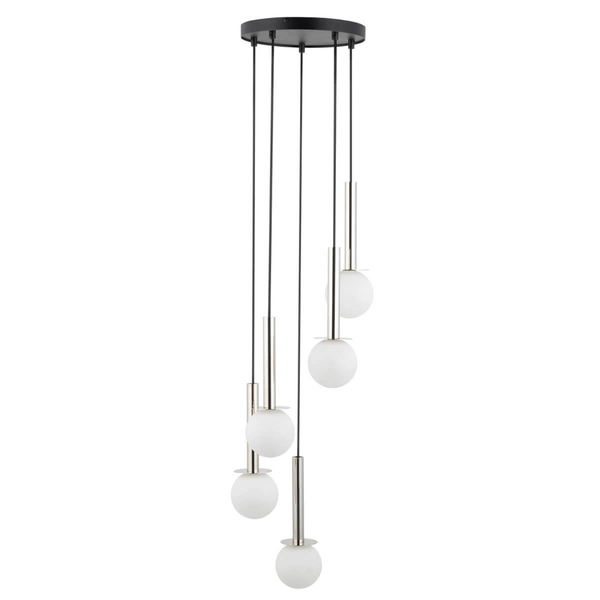 Lampa wisząca Daisy 40765 Sigma kaskada bubbles srebrna biała