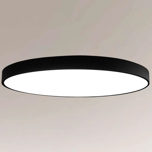 LAMPA sufitowa NUNGO 6002 Shilo loftowa OPRAWA metalowa LED 23W 3000K okrągły plafon czarny