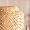Salonowa lampa zwis Boho ABR-LW17-BH-E27 Abruzzo bambus beżowa