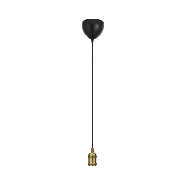 Minimalistyczna lampa wisząca AVRA 84800025 do salonu mosiądz
