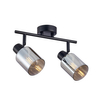 Natynkowa lampa z regulacją Santia SPL-65342-2-BK-SG Italux czarny szary