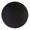 Okrągły stolik kawowy Blackbone 7465 Richmond Interiors rustykalny czarny złoty