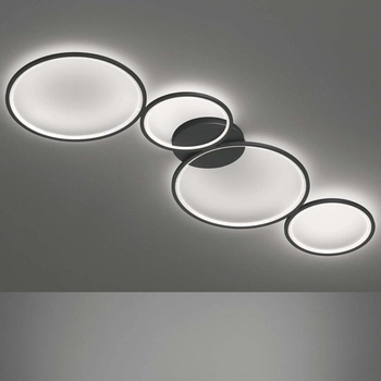 Plafon ledowy VELON DL432622610 sufitowa lampa 37W 3000K czarna