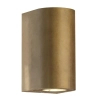 Elewacyjna lampa ścienna tuba CANTO 49721035 IP44 mosiądz