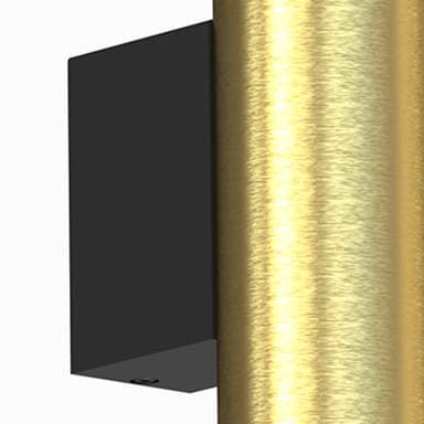 Lampa ścienna tuba Fourty 10754 Nowodvorski stick góra dół mosiądz
