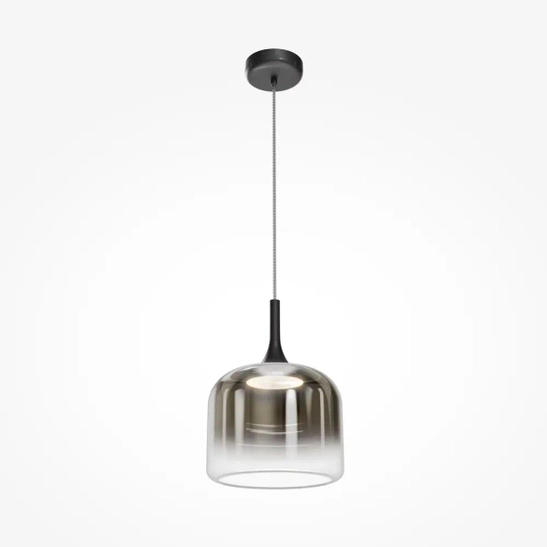 Ledowa zwisająca lampa Spirito MOD286PL-L18B3K LED 12W 3000K czarna