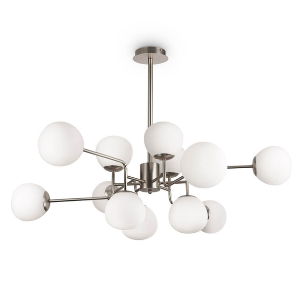 Plafoniera LAMPA modernistyczna ERICH MOD221-PL-12-N Maytoni sufitowa OPRAWA modernistyczny plafon molekuły białe