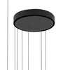Lampa wisząca do salonu ring Circolo 10817 Nowodvorski LED 45W 3000K czarna