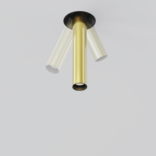 Wpuszczana lampa sufitowa Focus C140TRS-L200-7W3K-BBS LED 7W 3000K mosiądz