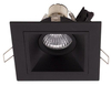 Sufitowa LAMPA podtynkowa HIT H0090 Maxlight metalowa OPRAWA kwadratowy wpust do zabudowy czarny