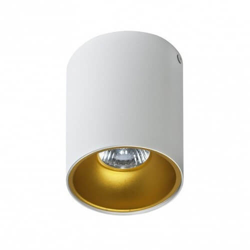 Lampa sufitowa z odbłyśnikiem zestaw REMO AZ0819 + AZ0824 biały złoty