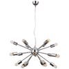 LAMPA wisząca THEO AD20000-18A Italux metalowa OPRAWA zwis GWIAZDA loft molekuły explosion chrom