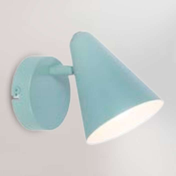 Retro lampa ścienna AMOR 91-63342 metalowy reflektorek regulowany szary