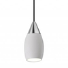 Metalowa lampa wisząca TENTOR AZ3086+AZ3100 LED 7W 3000K czarny chrom biały