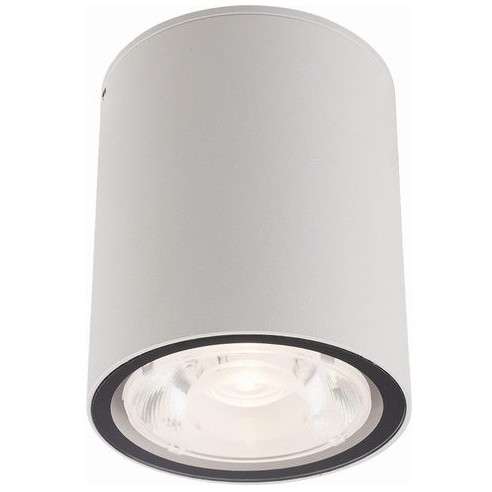 Zewnętrzna LAMPA sufitowa stropowa EDESA 9107 Nowodvorski metalowa OPRAWA downlight LED 6W 3000K outdoor IP54 czarny