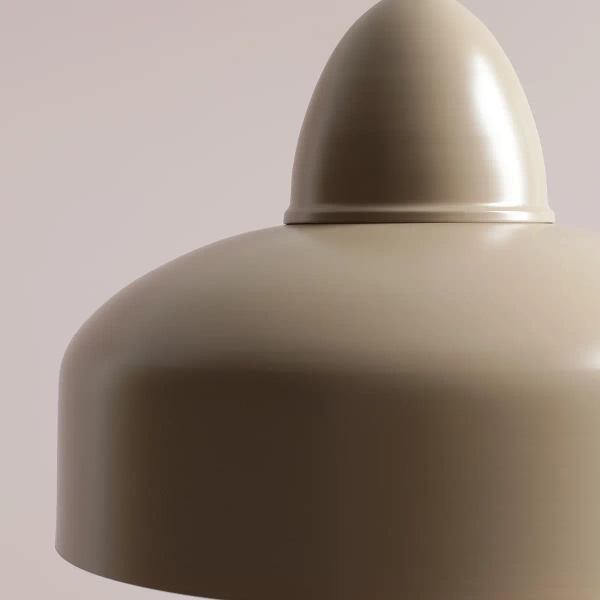Beżowa lampa wisząca Como 946G17 Aldex kuchenna kopuła nad wyspę