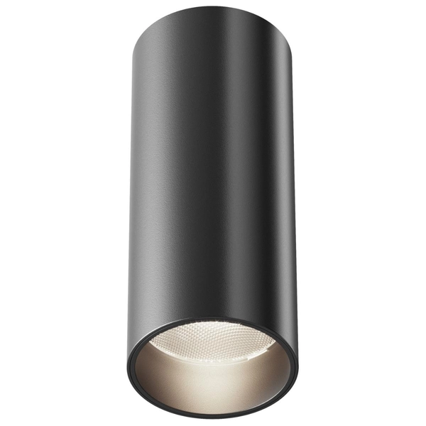 Downlight sufitowy Focus LED C056CL-L12B4K-W-D-B Maytoni 12W 4000K tuba czarna