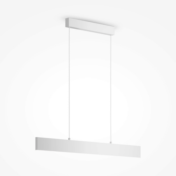 Podłużna lampa wisząca Step P010PL-L23W LED 23W 3000K listwa biała