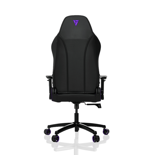 Obrotowy fotel ergonomiczny P-line czarny fioletowy