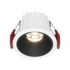 Lampa wpuszczana Alfa DL043-01-10W3K-D-RD-WB LED 10W 3000K biały czarny