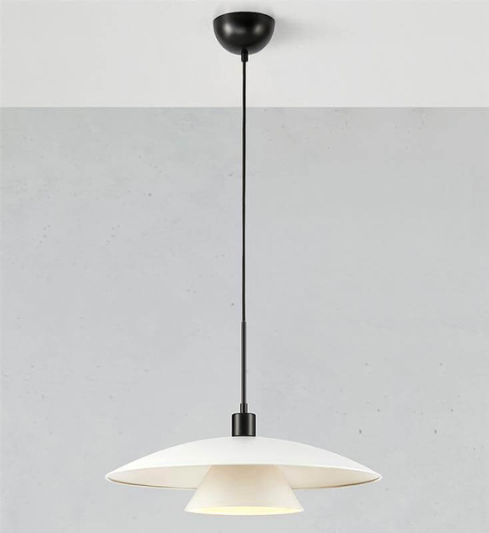 Lampa wisząca Millinge 108430 Markslojd metalowa do salonu biała