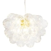 Molekułowa wisząca lampa Gross 4200440-6509 bubbles przezroczysta złota