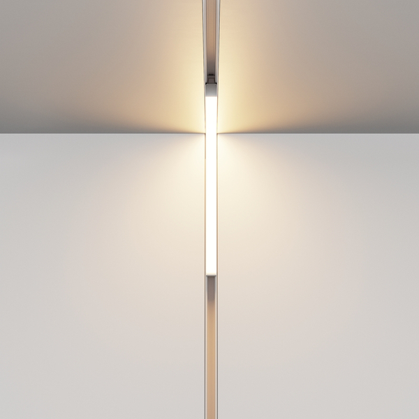 Narożna lampa do szyn magnetycznych Basis TR102-24W-DS-W LED 24W 3000-6000K listwa biała
